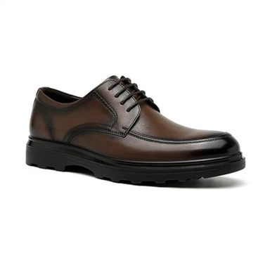 Round Toe Lace-up Business Shoes